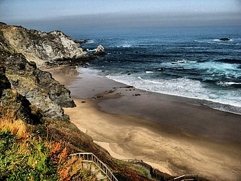 Playa del Picn, sand, beach HD wallpaper