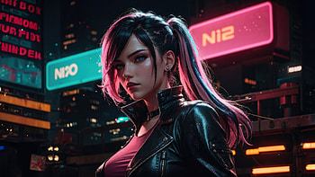 On The Move Cyberpunk Girl, cyberpunk, scifi, artist, artwork, digital-art, deviantart HD wallpaper
