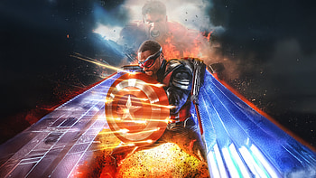Red Hulk Vs Captain America Clash Of Titans, captain-america-brave-new-world, superheroes, artwork, art, digital-art, captain-america, anthony-mackie, red-hulk HD wallpaper