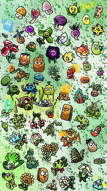 pvz, game, plantas HD phone wallpaper