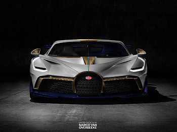 White Bugatti Divo, bugatti-divo, bugatti, 2018-cars, cars, behance HD wallpaper