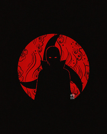 Uchiha Itachi, naruto, art, cap HD phone wallpaper