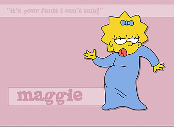 The Simpsons, Maggie Simpson, Tv Show HD wallpaper