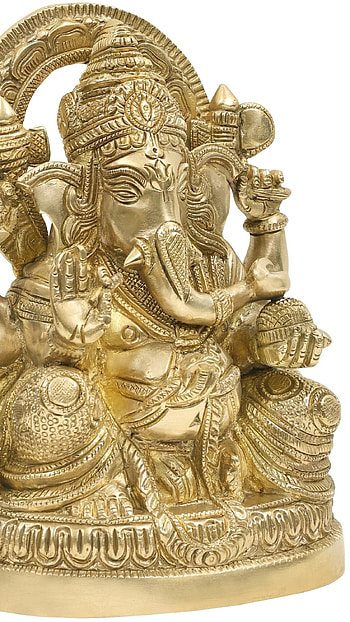 Best Ganesh, Beautiful, Brass Statue HD phone wallpaper
