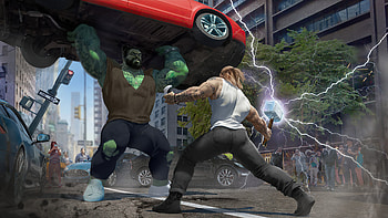 Thor Vs Hulk , thor, hulk, superheroes, artwork, artist, artstation HD wallpaper