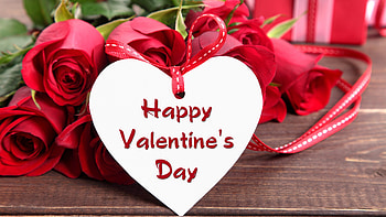 Roses, Valentine's Day HD wallpaper