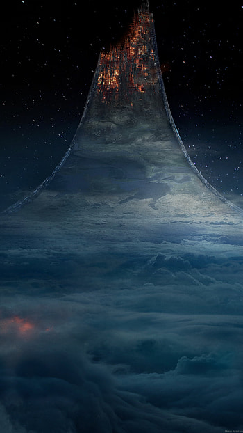 Halo Ring, Halo Nightfall , High definition TV, Cinematic atmosphere HD phone wallpaper