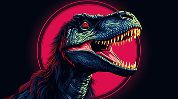 Dinosaur, dinosaur, AI Art HD wallpaper