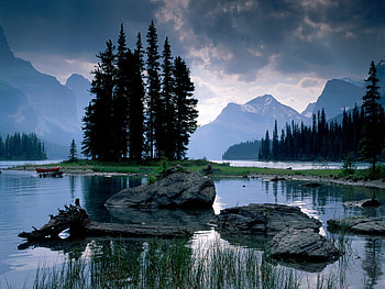 Landscape, Rivers, Mountains HD wallpaper