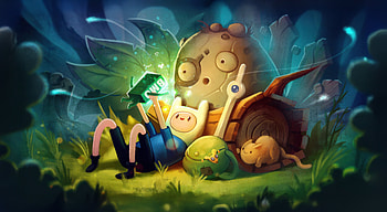 Finn In The Forest, artist, artwork, art, digital-art, ai, deviantart HD wallpaper
