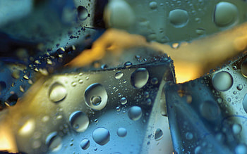 Ice, Drops, Macro, Wet, Surface, Humid HD wallpaper