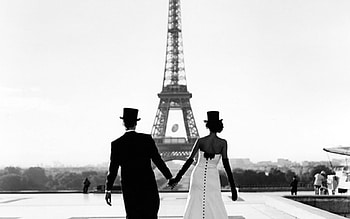 Together we are, paris, graphy, black and white, love, couple, people, france HD wallpaper