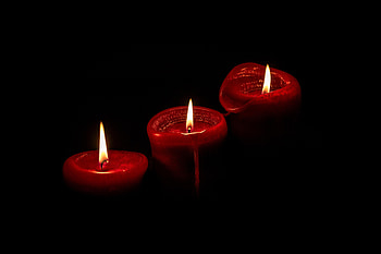 Fire, Candles, Dark, Glow HD wallpaper