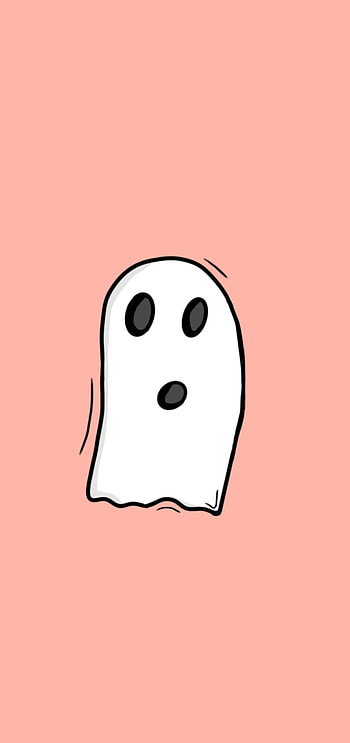 Cute Ghost, bright, illustration, Halloween HD phone wallpaper