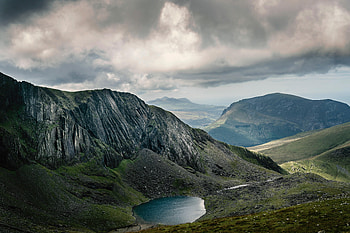 Landscape, Nature, Sky, Mountains, Lake, Hills HD wallpaper