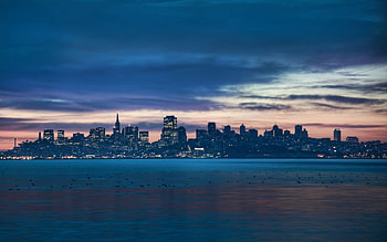 Cities, Night, California, San Francisco HD wallpaper