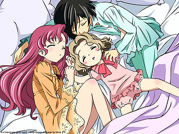 Little Lelouch,Nunnally and Euphemia, euphemia, anime, code geass, lelouch, nunnally HD wallpaper