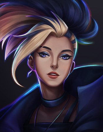 League of Legends, beautiful Akali, 2020, art HD phone wallpaper