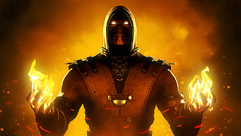 Scorpion, mortal kombat x, video game HD wallpaper