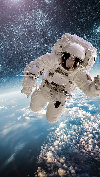 Astronaut , Stars in space, High-resolution , quality HD phone wallpaper