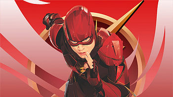 Flash Ezra, flash, superheroes, artwork, artstation HD wallpaper