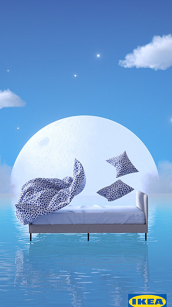 SLATTUM bed, Ikea HD phone wallpaper