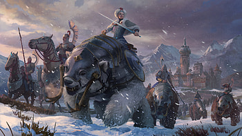 Total War: Warhammer III, Loading screens, Race , Immersive gameplay HD wallpaper