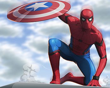 Spiderman Civil War Artwork , spiderman, captain-america-civil-war, artist, artwork, deviantart, superheroes, movies HD wallpaper