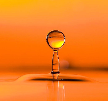 The orange drop, color, , , colour, orange, background, drop, pic, wall, graph, , water HD wallpaper