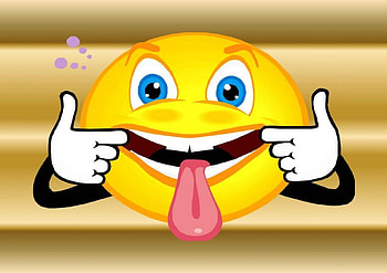 Cheeky Smiley, tongue out, smiley, cheeky HD wallpaper
