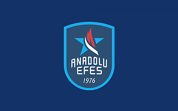 Anadolu Efes SK, Turkish Basketball Club, EuroLeague, Anadolu Efes SK logo, blue background, basketball, Turkey HD wallpaper