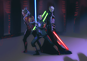 Revenge Of The Fifth Artwork, star-wars, rey, deviantart, artwork, artist, digital-art HD wallpaper