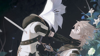 Albedo Genshin Impact HD wallpaper