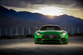 The Mercedes-AMG GT R, 2018 car, front HD wallpaper