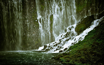 Landscape, Waterfalls HD wallpaper