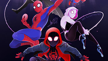 SpiderMan Into The Spider Verse New New Poster, spiderman-into-the-spider-verse, spiderman, superheroes, artwork, artist, digital-art HD wallpaper