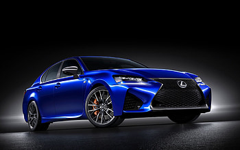 lexus gs f, blue, lexus, car, sedan HD wallpaper