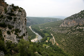 Nature, Rivers, Mountains, Rocks, France, Haze, Saint-Remez HD wallpaper