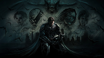 Batman, artwork, superhero, 2019 HD wallpaper