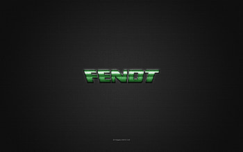 Fendt logo, green shiny logo, Fendt metal emblem, green carbon fiber texture, Fendt, brands, creative art, Fendt emblem HD wallpaper