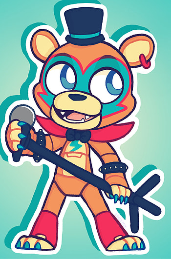 Glamrock Freddy, security breach HD phone wallpaper