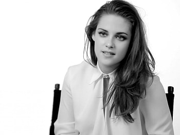 Kristen Stewart, Stewart, model, black white, Kristen, beautful, actress HD wallpaper