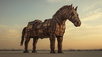 Epic Trojan Horse - Stunning HD wallpaper
