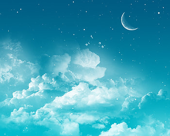 Fly, clouds, blu HD wallpaper