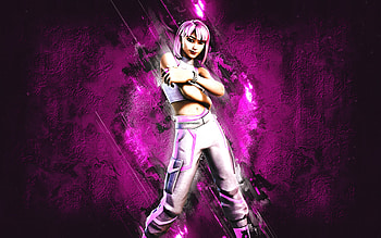 Fortnite White Harmonizer Skin, Fortnite, main characters, pink stone background, White Harmonizer, Fortnite skins, White Harmonizer Skin, White Harmonizer Fortnite, Fortnite characters HD wallpaper