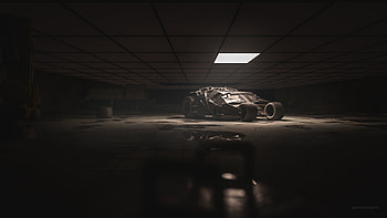 Batcave Batmobile, batmobile, cars, artist, artist HD wallpaper