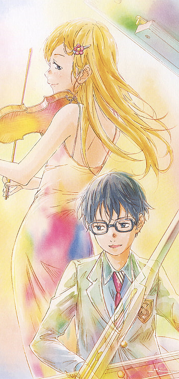 Kaori Miyazono, Kousei Arima, Anime, Your Lie in April HD phone wallpaper