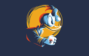 Donald Duck, Pop Art HD wallpaper