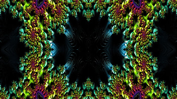 Trippy Psychedelic Fractal, trippy, psychedelic, aesthetic, pattern, Abstract, fractal HD wallpaper