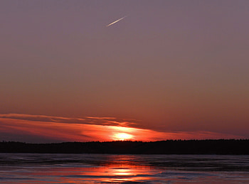 Sunset On Ice, Winter, Ice, graphy, Sunset, Lake, Nature, Sky HD wallpaper